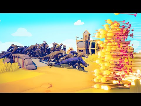 100x RAPTOR vs 1000x OP UNITS | TABS - Totally Accurate Battle Simulator