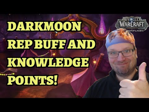 Get Your Reputation Buff and Professions Knowledge Points from Darkmoon Faire! (World of Warcraft)