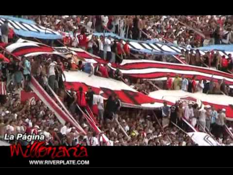 ""Yo campeón te vengo a ver y no me importa más nada" - River Plate - La Página Millonar" Barra: Los Borrachos del Tablón • Club: River Plate