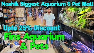 Upto 25% Discount at Fins Aquarium & Pets I Biggest Aquariums & Pets Mall of Nashik