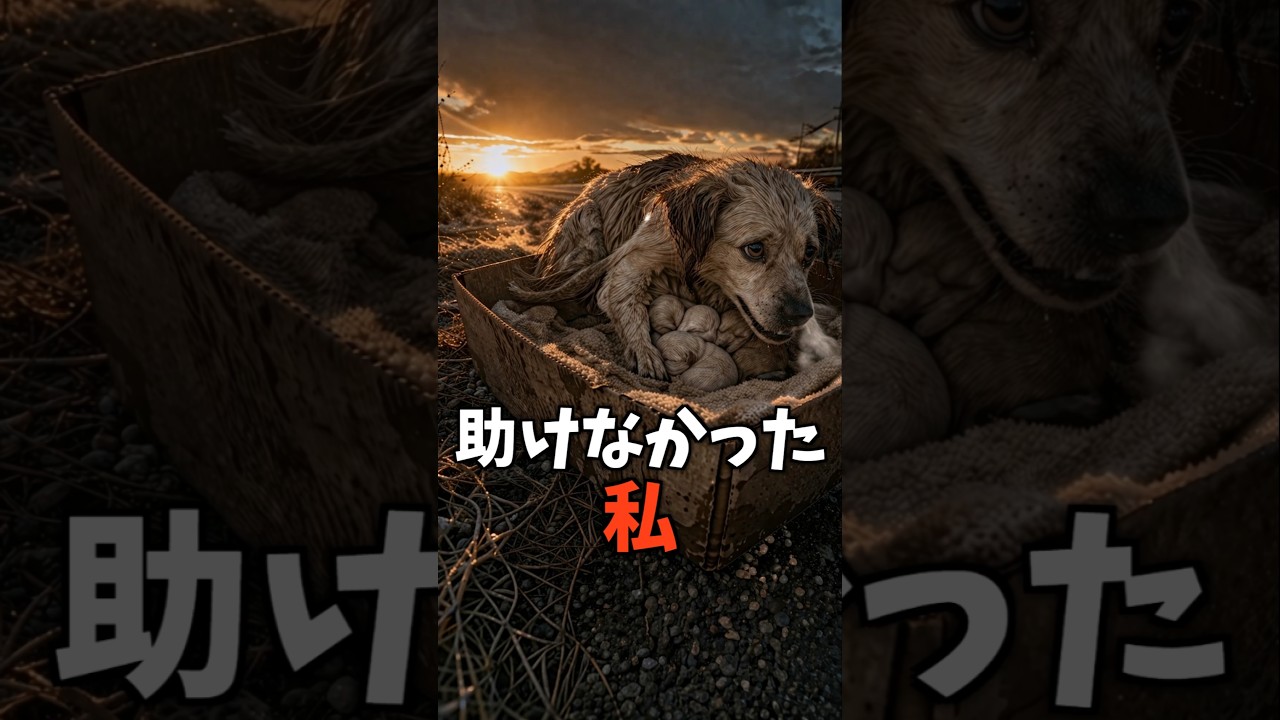 見て見ぬふりをした夜、母犬は“動けなかった”んです