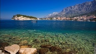 preview picture of video 'Croatia, Brela, Adriatic Sea, Hrvatska,  Dalmatia, beach Punta Rata'