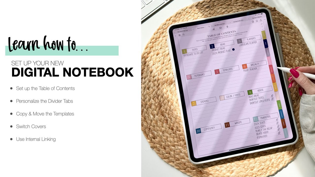 How To Set Up Your New Digital Notebook in Goodnotes
