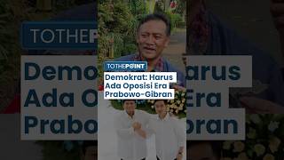 Demokrat Tak Setuju Semua Partai Berbondong-bondong ke Koalisi Prabowo-Gibran: Nanti Tak Ada Oposisi