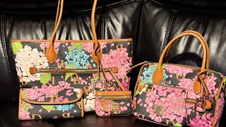 Dooney and Bourke Unboxing on My Hydrangeas Handbags and accessories 👜💕#dooneyandbourke #collection