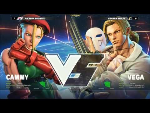 Graham Wolfe (Vega) vs. r/kappa Poongko (Cammy) SFV exhibition at Capcom Cup