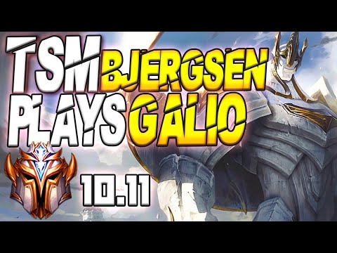 TSM Bjergsen Plays Galio vs Rumble  Mid Lane - 10.11