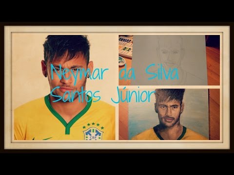 Painting Neymar da Silva Santos Júnior // OIL PAINTING