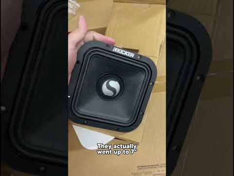 #shorts Upgrade Your Car Audio System with Kicker's 7-Inch Speaker
