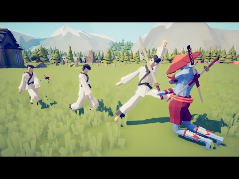 3x TAEKWONDO CHAMPION vs 3x 24 ABILITY UNITS PART 2 - TABS - Totally Accurate Battle Simulator