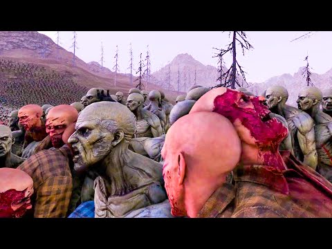 20000 Zombies VS 15000 Zombie Cops | Ultimate Epic Battle Simulator 2 | UEBS 2