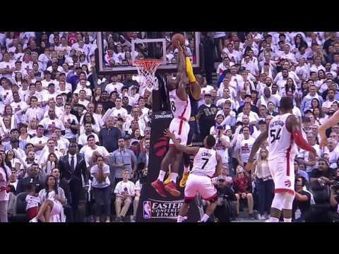 Bismack Biyombo Blocks LeBron James | Cavaliers vs Raptors  | NBA PLAYOFFS | 5.23.16