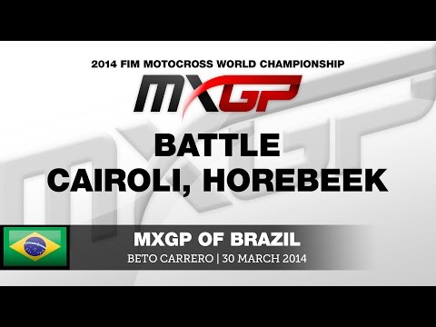 MXGP of Brazil 2014 Cairoli vs van Horebeek - Motocross