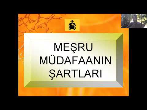 Av. Prof. Dr. Dr. h.c.Hakan Hakeri:Ceza Hukuku Genel Hükümler-19: Meşru Savunma (Meşru Müdafaa)