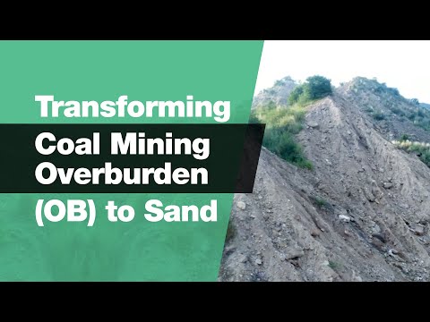 NCL's Coal Mining Overburden (OB) successfully converted to IS:383 graded M-Sand