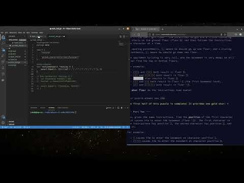 Advent of Code 2015 - Day 1 - Golang TDD