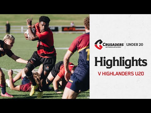 U20 Highlights | Crusaders v Highlanders | 2024