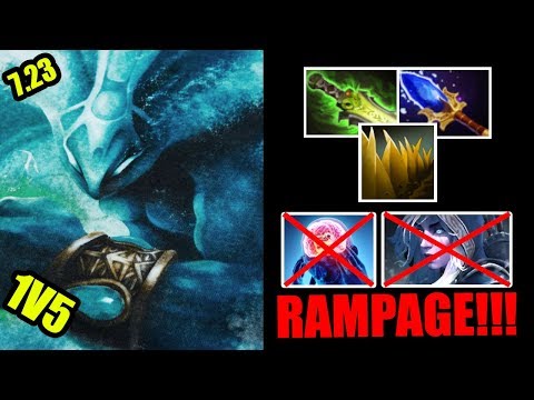 1v5 RAMPAGE!? 200IQ Aghanims Scepter Morphling VS Drow Ranger Crazy Pro Gameplay Dota 2 7.23