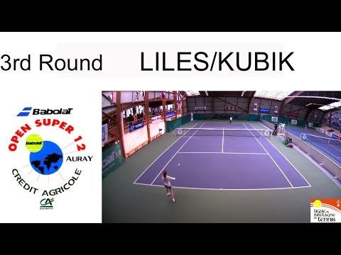Victory of Kubik (CZE) over Liles (NED)  - Open Super 12 Auray Tennis- Boys Single