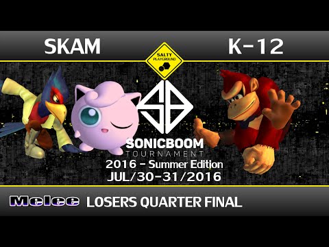 SB2016 - skam (Jigglypuff, Falco) Vs K-12 (Donkey Kong) - SSBM Singles Bracket Losers Quarter Final