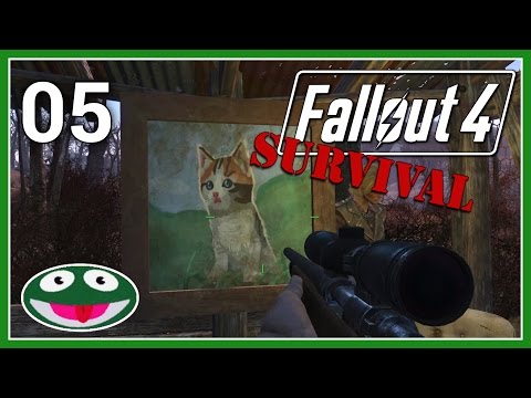 Exploring - Fallout 4 Survival Mode Stealth [Part 5]