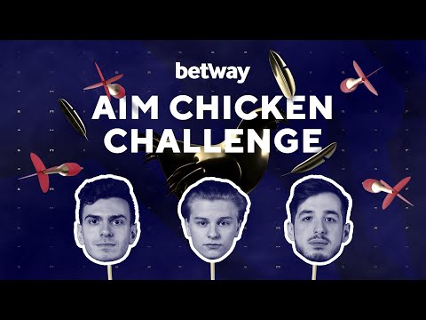 ALEKSIB, TARIK, KENNYS, AZR THROW DARTS AT CHICKENS | betway Chicken Challenge