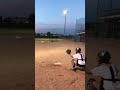 Throws to first and third