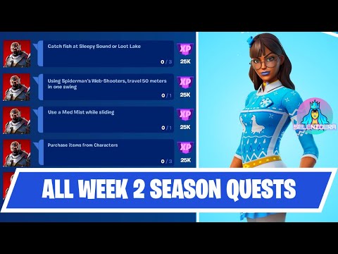 Fortnite All Week 2 Season Quests Guide - Chapter 3 Season 1