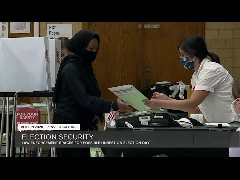 Law enforcement braces for possible unrest on election day