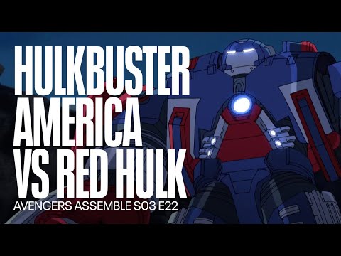 Hulkbuster Avengers versus Red Hulk | Avengers Assemble