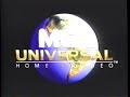 MCA Universal Home Video 1990 1995 Logo VHS Capture