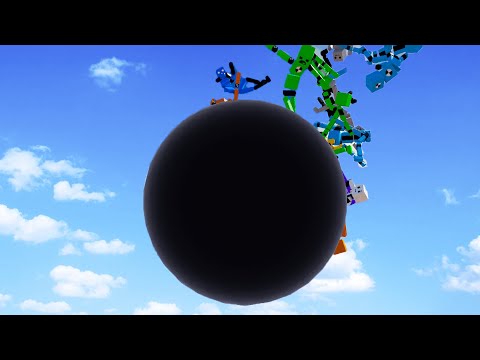 Fun with Ragdolls - Big Sandbox  BLACK HOLE