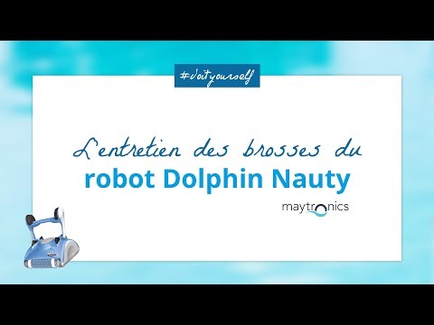 Découvrez comment entretenir les brosses de votre robot Dolphin Nauty