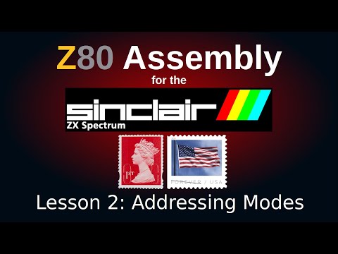 Addressing Modes: Z80 Assembly Language for the ZX Spectrum Tutorial, Episode 2