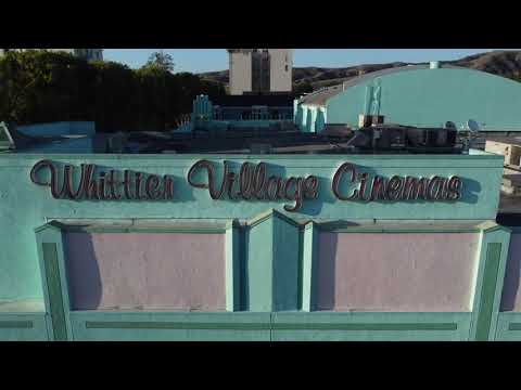 B-Roll Whittier Village Cinemas. Whittier, CA