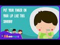 Put Your Finger On Your Lips Lyric Video The Kiboomers Preschool Songs Nursery Rhymes