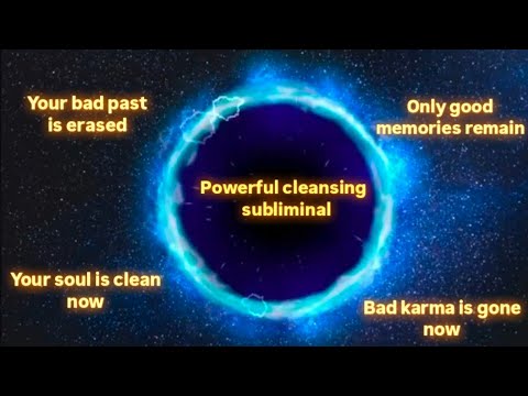 Your past is erased with one listen | powerful cleansing subliminal