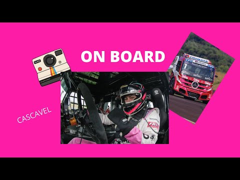 OnBoard Débora Rodrigues. Largada Copa Truck 2020 em Cascavel