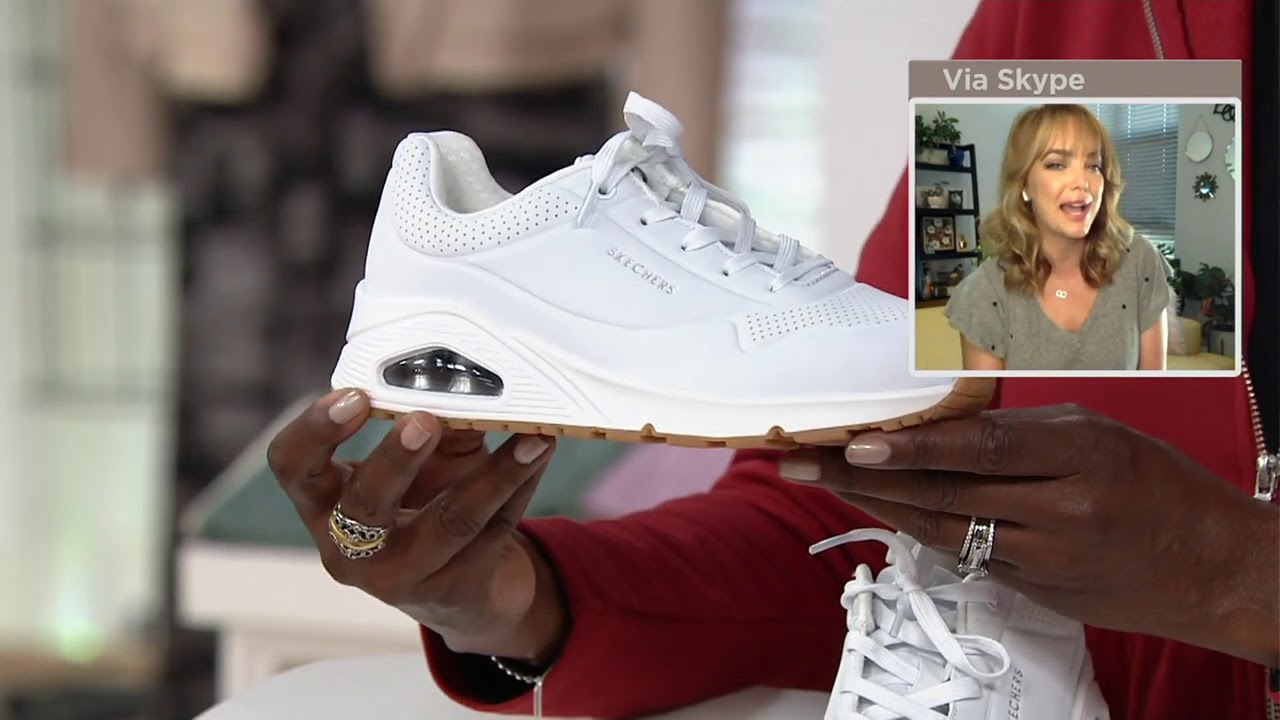 Skechers Lace Up Sneakers - Uno Stand On Air on QVC