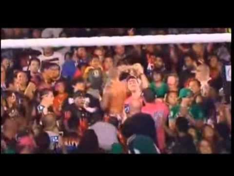 HD CM Punk hits fan RAW10/8/12