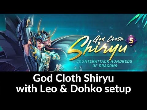 Saint Seiya Awakening - God Cloth Shiryu - pvp in multiple team setup