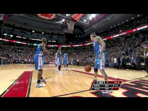 Denver Nuggets vs Toronto Raptors highlights + Carmelo Anthony Game Winner