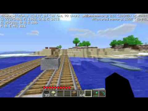 TheWarlemming - Minecraft Alpha - Minecart Train