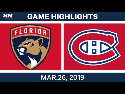 NHL Game Highlights | Panthers vs. Canadiens – March 26, 2019