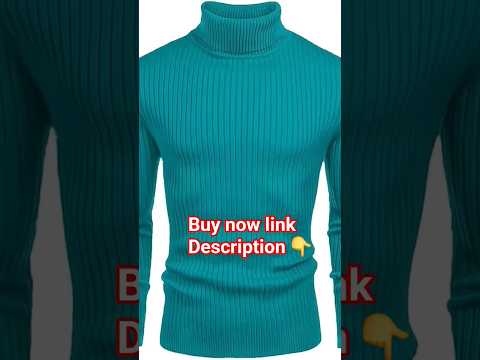 Stylish Winter Look ❄️ | NORTHWIND Men's High Turtle Neck Cotton T-Shirt #shorts #short #ytshorts