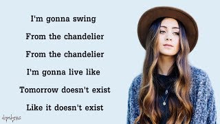 Chandelier - Sia (Cover by Jasmine Thompson)(Lyrics)
