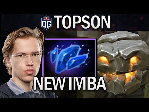 OG.TOPSON TINY WITH AGHANIMS SHARD - DOTA 2 7.29 GAMEPLAY