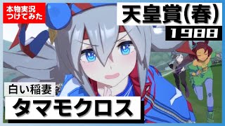 【史実競馬レースを再現！】タマモクロス『６連勝へ向けて　アニメ 第９話』1988年 天皇賞・春(G1) 実況：杉本清アナ　シンデレラグレイ　名実況　ウマ娘　MAD