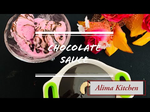 Chocolate Sauce | குட்டீஸ் ஸ்பெஷல் சாக்லெட் சாஸ் | Creamy Chocolate Topping | Alima Kitchen