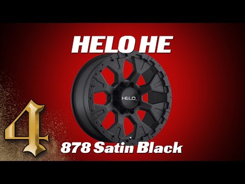 HELO HE878 Satin Black Wheel